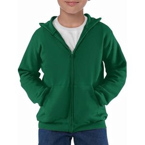 Boys Zip Up Hoodie - Casual Long Sleeve Sports Sweatshirt