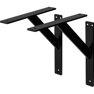 ML design - Plankdrager - Zwart - Set van 2 - 240 x 240 mm