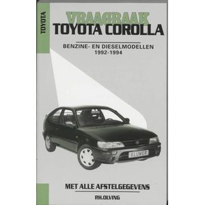 Autovraagbaken - Vraagbaak Toyota Corolla Benzine-en dieselmodellen 1992-1994