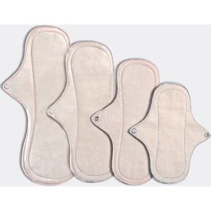 Eco Femme Starter Kit, Wasbaar maandverband - Probeerset – 100% biologisch katoen - Wit