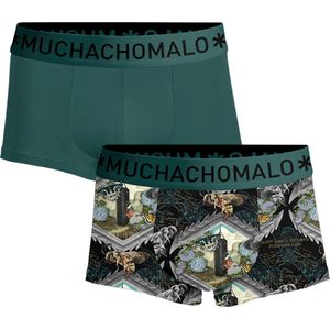 Muchachomalo Heren Trunks - 2 Pack - Maat XXL - 95% Katoen - Mannen Onderbroeken