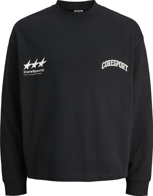 JACK&JONES - JCOSIGNAL - Sweatshirt - Heren - Oversized Cropped Fit