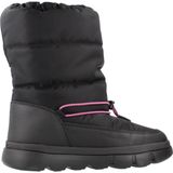 Geox J Willaboom Girl B A, sneeuwschoen voor meisjes en meisjes, zwart, fuchsia, 24 EU