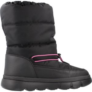 Geox J Willaboom Girl B A, sneeuwschoen voor meisjes en meisjes, zwart, fuchsia, 24 EU