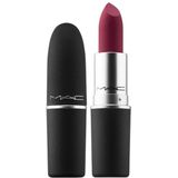 MAC Cosmetics Powder Kiss Matt Lipstick Burning Love 305 Bordeaux wine