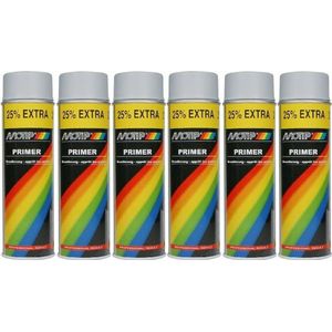 Motip 4054 Metaalprimer - 500 ml - Doos a 6 Stuks