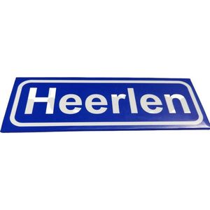 Koelkast magneet plaatsnaambord Heerlen, provincie Limburg