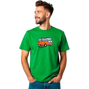 Kruskis Hippie Van Climbing T-shirt Met Korte Mouwen Groen XL Man