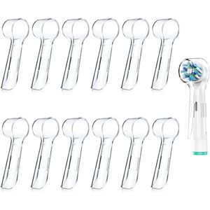 12 Stuks Tandenborstelafdekkingen voor Elektrische Tandenborstelkoppen - Beschermhoofdjes voor Tandenborstels