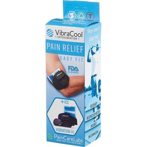 VibraCool EasyFit - medisch hulpmiddel voor pijnverlichting bij elleboog of pols, zoals RSI, Carpaal Tunnel Syndroom, Tenniselleboog, Golfelleboog