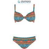 Olympia - Bikini - Multicolor - Voorgevormd met Beugel - Bohemian Print