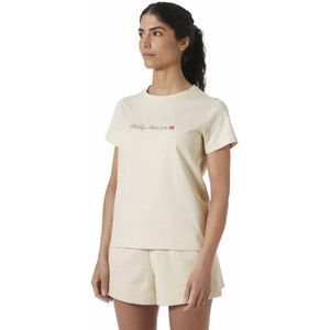 Helly Hansen - Core Graphic 2.0 - T-shirt - Beige - Korte Mouwen