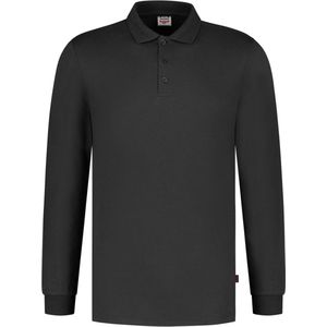 Tricorp 201019 Poloshirt Jersey Lange Mouw - Donkergrijs