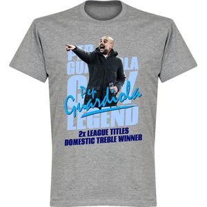 Pep Guardiola Legend T-Shirt - Grijs - L