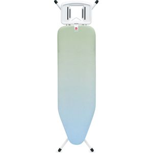 Brabantia Strijkplank B - met Strijkijzerhouder - 124 x 38 cm - Soothing Sea