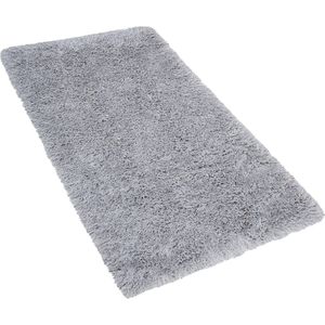 CIDE - Shaggy vloerkleed - Grijs - 80 x 150 cm - Polyester