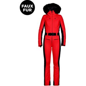 GOLDBERGH - Parry jumpsuit faux border - rood