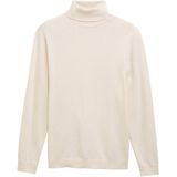 TOM TAILOR - Trui - Crème - Col - Knitwear
