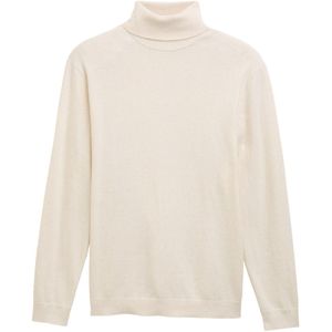 TOM TAILOR - Trui - Crème - Col - Knitwear