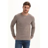 Gabbiano - Chenille Trui - Taupe - Modieuze Trui