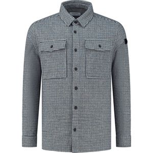 Purewhite - Heren Regular Fit Overhemd - Grijs - Maat XS