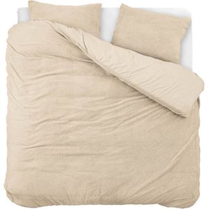 Sleeptime Teddy dekbedovertrek - Tweepersoons 200 x 220 - Taupe