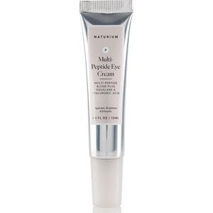 Naturium Multi-Peptide Eye Cream Plus Squalene & Hyaluronic Acid - Smoothing & Anti-Aging - Oogcréme - Donkere kringen - Wallen - 15ml