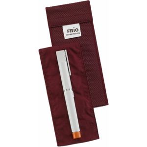 FRIO INDIVIDUAL INSULINE Cooler Bag in Wine Red | 18 x 6½ cm for 1 insulin pen | cools with cold water I no cooling batteries or power sources needed | reusable