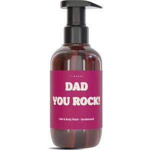 Cadeau voor Man Verjaardag - Hair & Body Wash Sandalwood - Grappige geschenkset voor mannen, vader, vriend, opa, broer, oom, collega