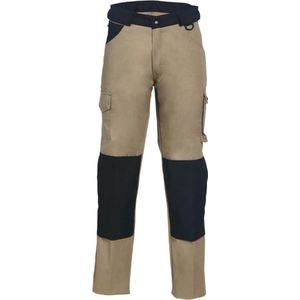 HAVEP Werkbroek Worker kniezakken 8657 - Camel/Zwart - 58