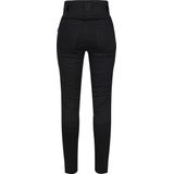 Motogirl Ribbed knee motorlegging AA-keur Level 2 dames motorbroek - zwart - Maat 50 /SHORT