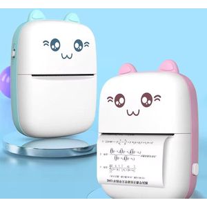 Mini Draagbare Pocket Printer – Draadloze Smart Inkless Printer, Thermisch Fotolabel Printing 57mm Papier, Voor Foto’s, Etiketten en Kaarten