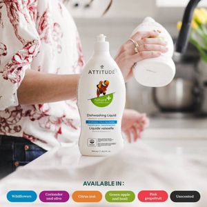 ATTITUDE™ Afwasmiddel Wildflower - Voordeelbundel (2 x 700 ml) ECO - duurzaam