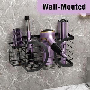 Hairdryer Holder / Hairdryer Holder and Hair Straightener - Hair Dryer Holder, Curling Iron and Hair Straighteners Holder
