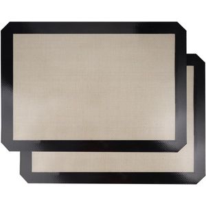 Silicone Baking Mat for Baking Tray 42 x 29.5 cm - Reusable Non-Stick Oven Mat - Heat Resistant Non-Slip