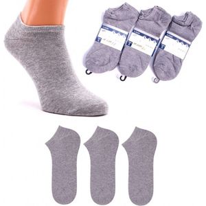 Invisible socks - 9 Paar - Multipack 9 paar - Grijs - Maat 40/43