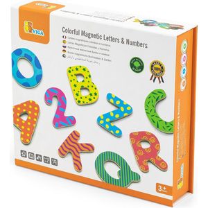Viga Toys - Magnetische Letters & Nummers 77 stuks