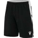 Macron Tempel Short Kinderen - Zwart / Wit | Maat: 9-10 Y