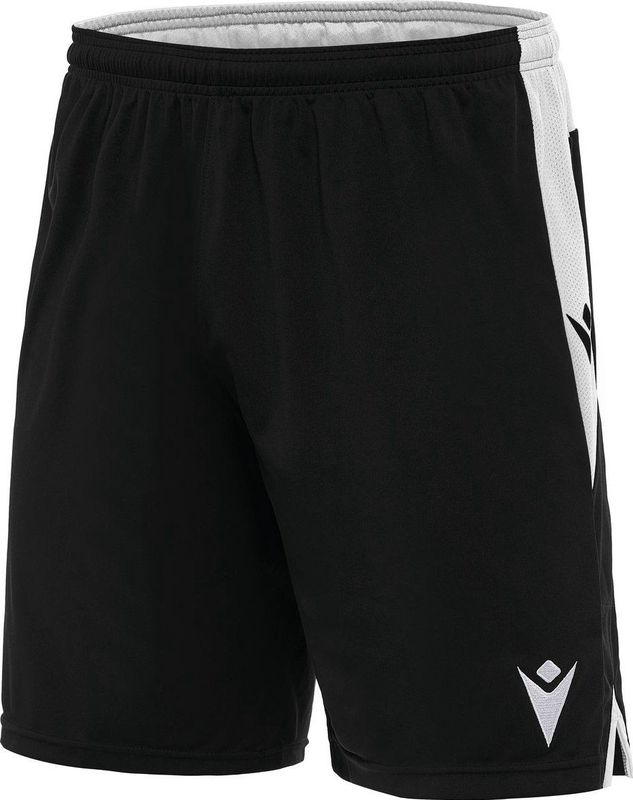 Macron Tempel Short Kinderen - Zwart / Wit | Maat: 9-10 Y