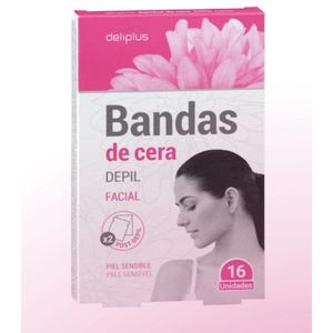 Deliplus Waxstrips Gezicht - facial - harsstrips - waxen - gezicht - ontharen - wax strips - ontharingsstrips