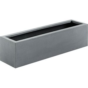 Maxifleur - Argento Balcony Box - Natural Grey - Maat L - 100x30x30cm