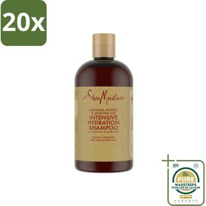20 x SheaMoisture – Shampoo – Manuka Honey & Mafura Oil – Intensive Hydration – 384 ml - Grootverpakking - Koffiezetapparaat