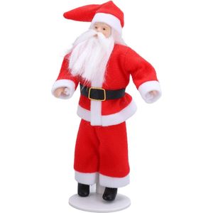 Kerstman voor Poppenhuis 1:12 - Keramiek en Standaard - Poppenhuisdecoratie .