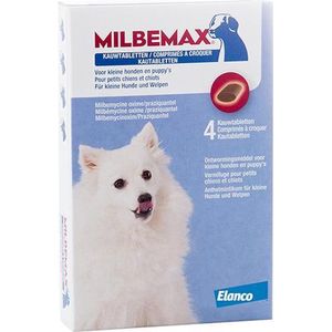 Elanco Milbemax Kauwtablet Hond - Anti wormenmiddel - 12 g 4 stuks 1 Tot 5 Kg