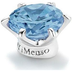 MY iMenso Light blue Elegance crown for ring 10 mm (925/rhod-plated)