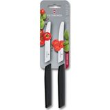 Victorinox Swiss Modern tomaat en worstmes - 2-delig - Zwart