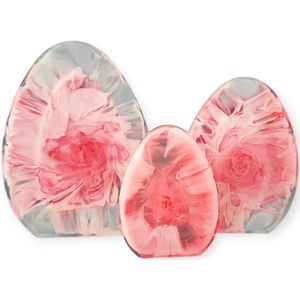 Resin Art JR: Handgemaakte Paasdecoratie / Beelden / Feestdagen aankleding / set van 3 stuks