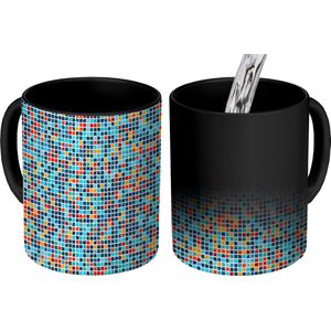 kleinhandel Conceit bijtend Kikkerland mok - warmte verkleurend - pixel - in een hart design - voor  koffie en thee - porselein - online kopen | Lage prijs | beslist.nl
