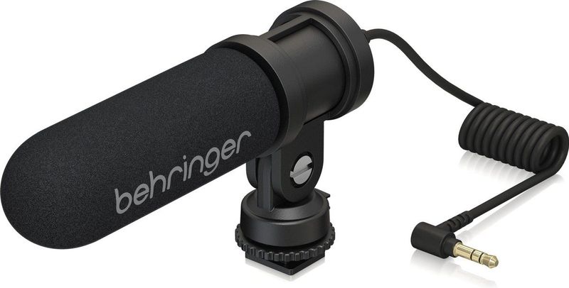 Behringer - VIDEO MIC MS - Condensatormicrofoon - Zwart - Voor Mobiele Apparaten