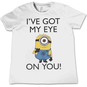 Minions Kinder Tshirt -Kids tm 6 jaar- I Got My Eye On You Wit